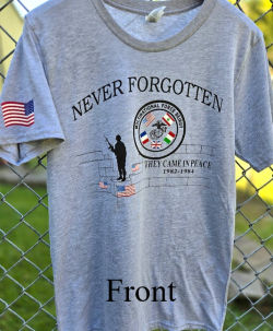 T-Shirt/NEW Beirut Never Forgotten US Made **